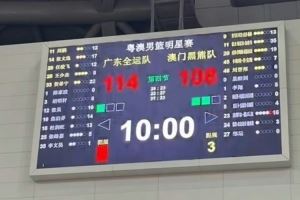 热身赛:贺希宁22分焦泊乔14分 广东全运男篮轻取中国澳门黑熊