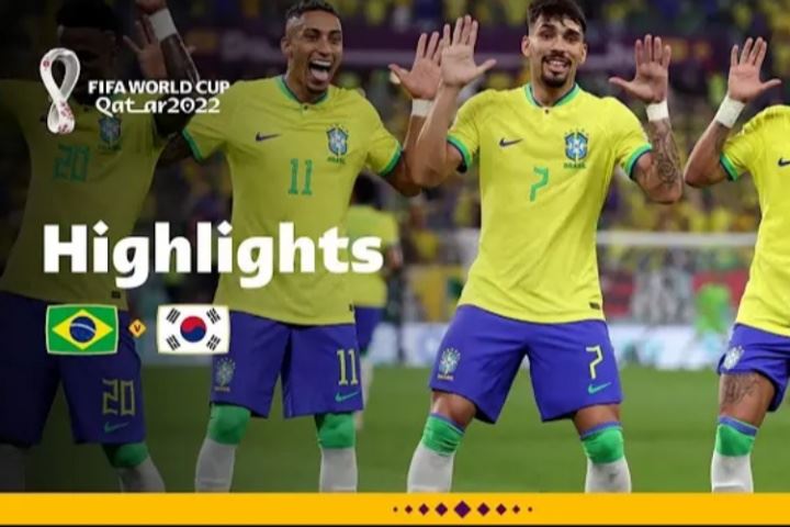  这次会如何？上次交锋巴西4-1完胜韩国，内马尔维尼修斯双双传射