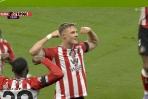  巴拉德是本赛季英超攻破枪手第4人 比肩索博、哈兰德、沃尔特马德