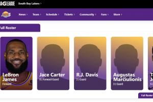  40岁老头为工作奔波😂詹姆斯已出现在G联盟南湾湖人名单中