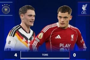  维尔茨近10场国家队vs俱乐部数据对比：进球4-0，助攻3-2