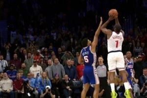  快船VS76人L2M：出现3次漏判 哈登三分绝杀出手被格莱姆斯打手！